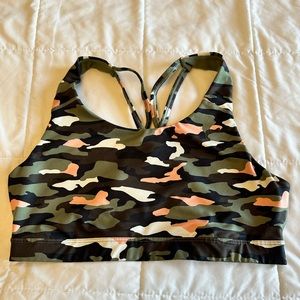 Old Navy Sports Camo Sports Bra